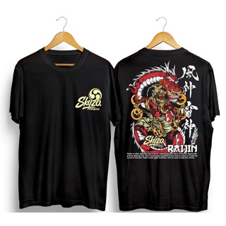 【ใหม่】เสื้อยืด ลาย Skyzo Dragon Raijin