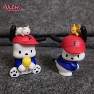 Bo โมเดลฟิกเกอร์ Pochacco DIY ของเล่นสําหรับเด็ก 2 ชิ้น ต่อชุด