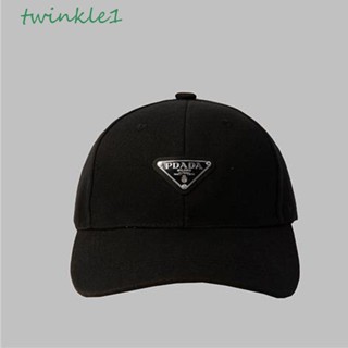 Twinkle1 หมวกเบสบอล แฟชั่น ปรับได้ สไตล์ฮิปฮอป เรียบง่าย สําหรับผู้หญิง