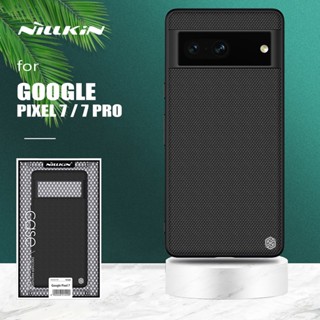 สําหรับ Google Pixel 7, 7 Pro เคส NILLKIN 3D พื้นผิวทอไนลอนไฟเบอร์ PC แข็ง + เคส TPU นิ่ม