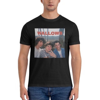 เสื้อยืดลําลอง แขนสั้น พิมพ์ลาย Wallows Band One ลดราคาครั้งใหญ่