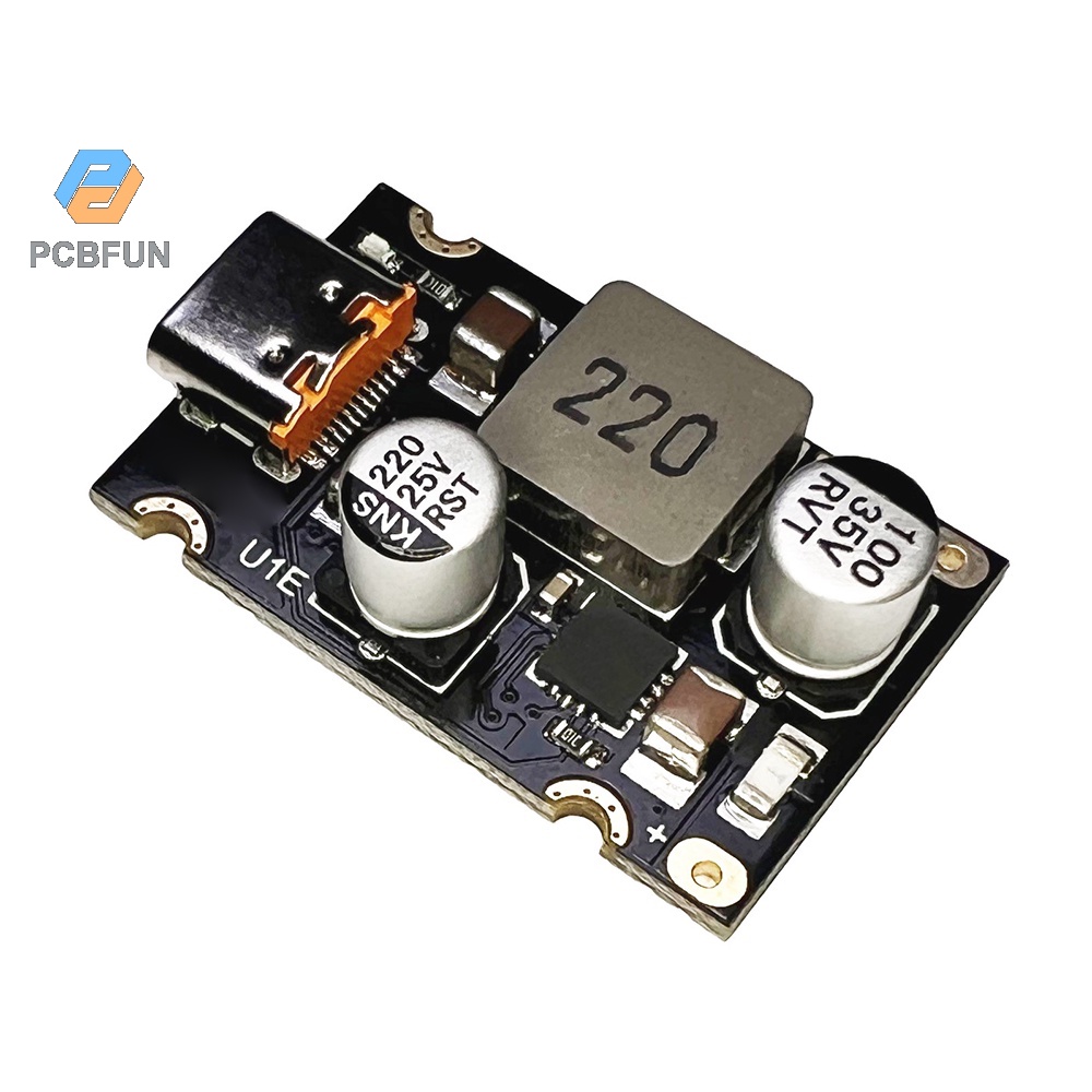 Pcbfun Dc8v~30v Pd65w บอร์ดโมดูลชาร์จเร็ว สําหรับ Pd3.1 Qc3.0 Scp Type-c