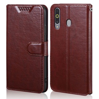 เคสโทรศัพท์หนัง PU ฝาพับ พร้อมช่องใส่บัตร สําหรับ Samsung Galaxy A6S A8S Galaxy A9 Pro 2019