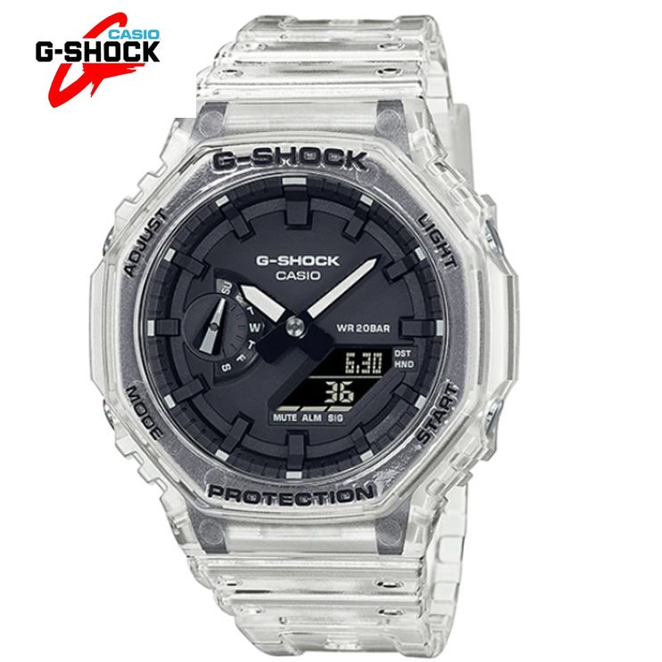 G*/@shock GA-2100SKE-7A GA-2100 กีฬานาฬิกาผู้หญิงนาฬิกากีฬานาฬิกาแฟชั่นเรซิ่นสายนาฬิกา f475