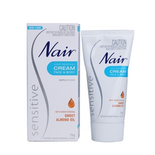 ผลิตในออสเตรเลีย! Nair ครีมกําจัดขนบนใบหน้า และริมฝีปาก ขนาด 20 กรัม 75 กรัม