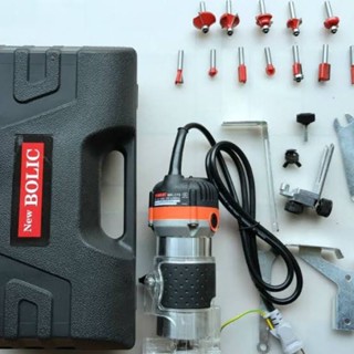 Power tools มาใหม่ !!! เครื่องเซาะร่อง เร้าเตอร์ ทริมเมอร์ 1/4" 670 วัตต์ รุ่น New BOLIC MT370