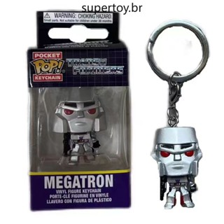 Funko Pop! พวงกุญแจ: Transformers - Megatron ของเล่นฟิกเกอร์