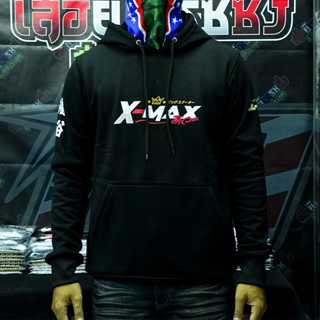 เสื้อฮู้ดสวม Xmaxดิวะ Xmax300 ใส่ขับรถออกทริป กันแดด กันหนาวได้ ลายแท้ลิขสิทธิ์