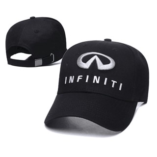 Infiniti หมวกแก๊ป สีดํา ปรับได้ สําหรับผู้ชาย