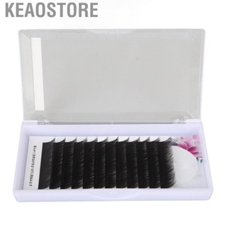 Keaostore Extension False Eyelash  12mm  Easy To Operate Chemical Fiber Yarn Dense and Thickened and Lengthened Natural  for Daily