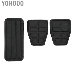 Yohooo 171721647 Flexible Wearproof Perfect Fit Clutch Brake Accelerator Pedal Pad Kit Black for