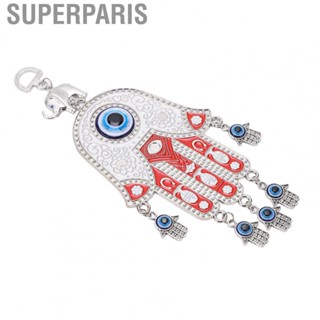 Superparis Blue Eye Pendant  Blue Eye Hamsa Car Ornament High Gloss  for Office for Car for Home Decoration