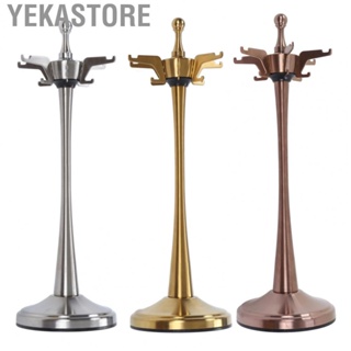 Yekastore Kitchen Utensil Stand Stainless Steel Space Saving Rotatable Rustproof Kitchenware Storage Rack Kitchen Accessories