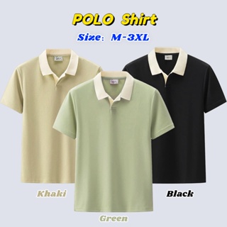 เสื้อยืด เสื้อ ผู้ชาย เสื้อเชิ้ตแขนยาวลําลอง ทรงหลวม ขนาดใหญ่ Polo