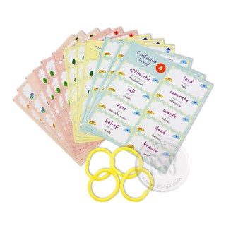 Bundanjai (หนังสือ) Mini Flashcards 600 คำสับสนที่มักออกข้อสอบ Confusing Word