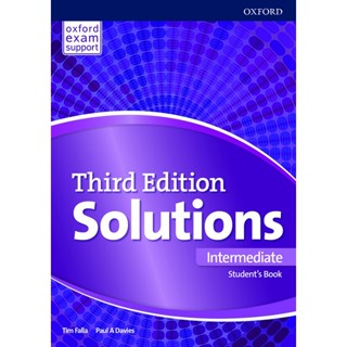 Bundanjai (หนังสือเรียนภาษาอังกฤษ Oxford) Solutions 3rd ED Intermediate : Students Book (P)