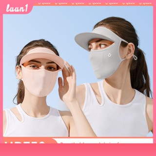 Summer Outdoor Sun Protection mask Cycling Camping Travel Sun Protection Magic Device UPF50+ Female Full Face Sun Protection Mask with brim