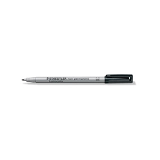 STAEDTLER ปากกาเขียนแผ่นใสชนิดลบได้ รุ่น 3159 M สีดำ ขนาด 0.6 มม.