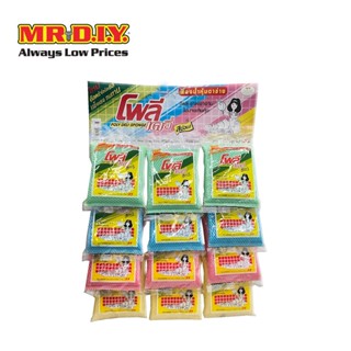 POLY DELI-BRITE ฟองน้ำหุ้มตาข่าย (1 ชิ้น) คละสี