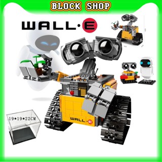 ⚡ส่งภายใน48ชม⚡Lego Ider WALL-E MOC-21303(677+PCS) บล็อคตัวต่อหุ่นยนต์ Eve Robot ขนาดเล็ก ของเล่นสําหรับเด็ก