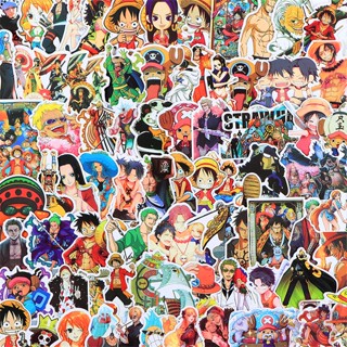 110 ชิ้น / ชุด ☆ สติกเกอร์ ONE PIECE ขนาดเล็ก ☆ สติกเกอร์ ลายกราฟฟิติ กันน้ํา DIY