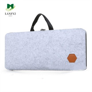 Alanfy กระเป๋าเก็บคีย์บอร์ด 87 คีย์ 104 คีย์ ผ้าสักหลาดนิ่ม …