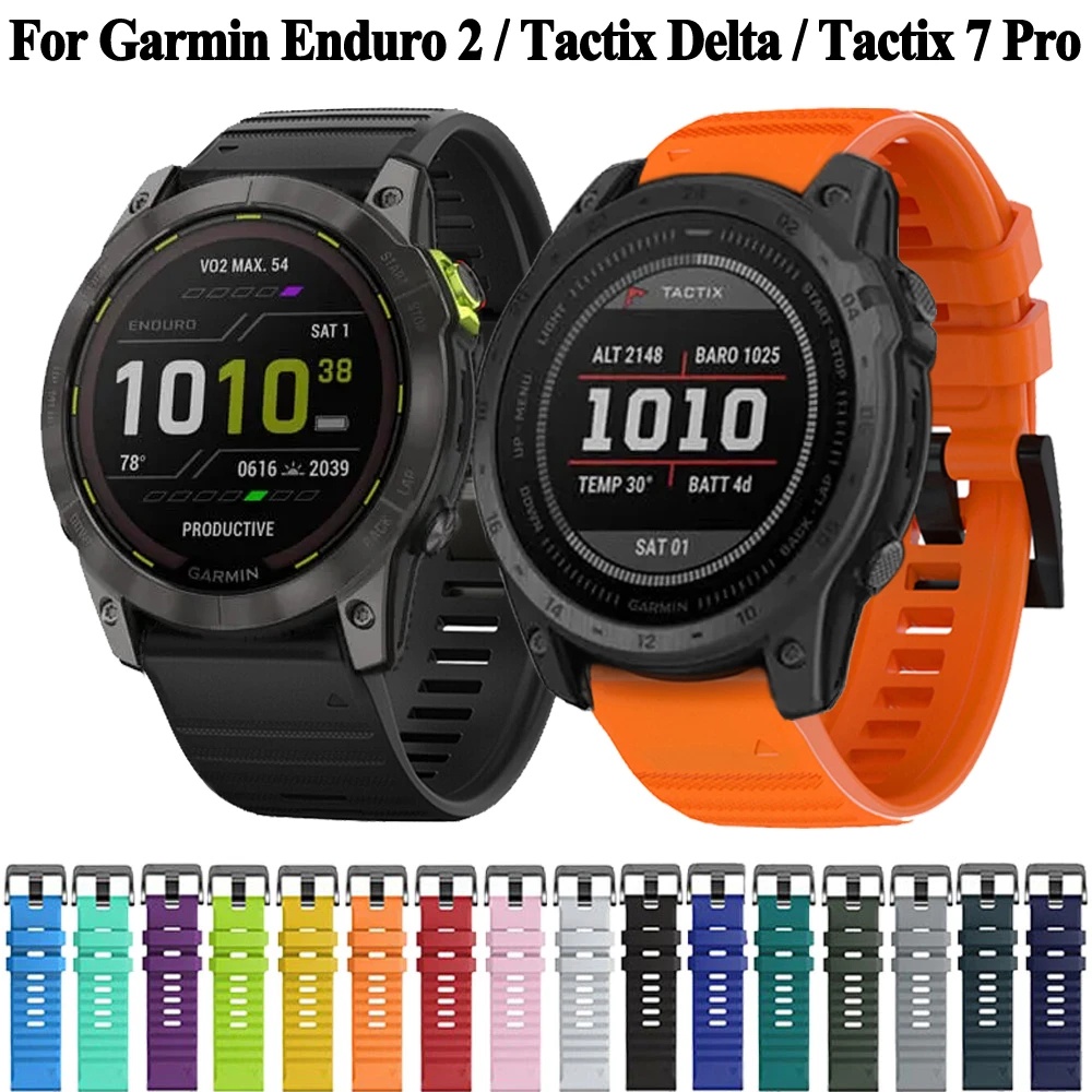 สายนาฬิกาข้อมือ สําหรับ Garmin Enduro 2 Tactix 7 Pro Delta Descent Mk2i Mk2 Smartwatch Band 20 22 26 มม.
