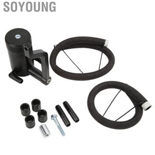 Soyoung 6.4L Catch Can  Billet Catch Can Billet Hose Ends Z Brackets  for Car Replacement for Dodge  2011- Present