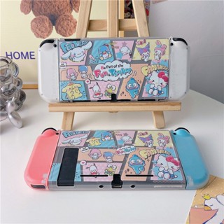 SANRIO เคสซิลิโคน TPU ลายการ์ตูนน่ารัก สําหรับ Nintendo Switch Oled