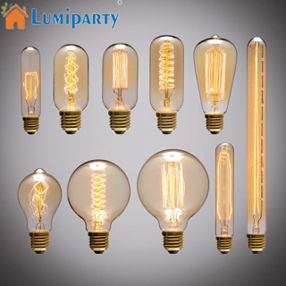 Lumiparty หลอดไฟทังสเตน LED สไตล์เรโทร สีเหลืองอบอุ่น