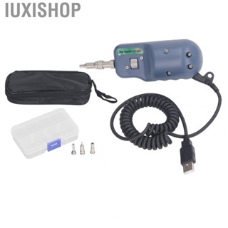 Iuxishop Fiber Inspection Probe  Easy To Operate USB Connection Fiber Optic Detector 400X Magnification Handheld  for Network