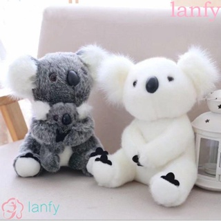 Lanfy ตุ๊กตาหมีโคอาล่า ผ้ากํามะหยี่ขนนิ่ม ขนาด 14-30 ซม. ของเล่นสําหรับครอบครัว