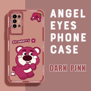 เคสโทรศัพท์มือถือ ยางนิ่ม กันรอยกล้อง ลายการ์ตูนหมี Lotso น่ารัก สําหรับ Tecno Pova 2 Spark 6 Air 6 Go 7 7T Spark Go 2020