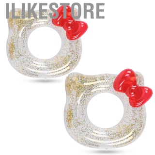 Ilikestore Swimming Ring Sequin Red Bowknot  Swimming Tube Ring Armpit Life Rings Floating Circle for Girl Baby Cute Shape