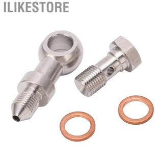 Ilikestore Hose Barb Washer Kit  M10x1.0 Banjo Bolt Fitting High Hardness Stainless Steel  for Power Steering for 1.5mm Restrictor for Turbo Oil Feed