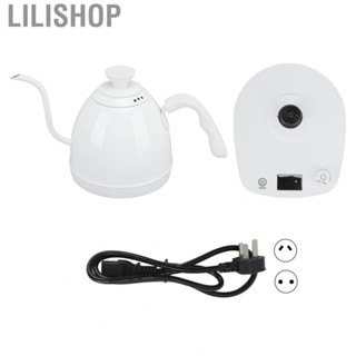 Lilishop Electric Water Kettle  Gooseneck 600ml 1000W Time Setting Hot Water Kettle  for Office