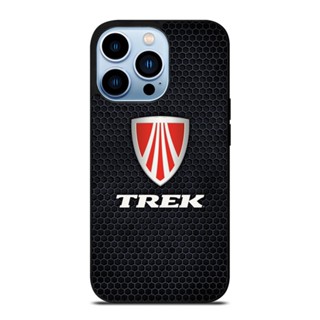 เคสโทรศัพท์มือถือ กันกระแทก ลายโลโก้โลหะ TREK BIKE สําหรับ IPhone 14 Plus 13 Pro Max 12 Mini X