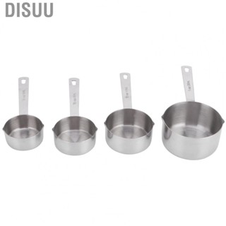 Disuu Baking Measuring  304 Stainless Steel Measuring Cup Scoop W/Scales HG