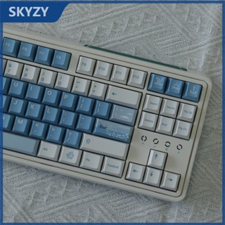 139 คีย์ Ocean Keycaps Cherry Profile PBT Dye Sub คีย์บอร์ดเชิงกล Keycap