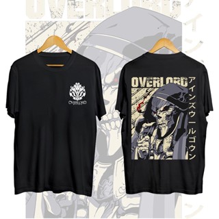 เสื้อผู้ชาย Overlord Undead King Ainz Ooal Gown Guild YGGDRASIL อนิเมะเสื้อยืดลายญี่ปุ่นผู้ชาย สไตล์ตะวันตก