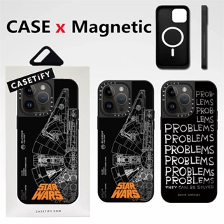 CASETIFY【Star Wars】เคสโทรศัพท์มือถือแบบแข็ง กันกระแทก ลายตัวอักษร David คุณภาพสูง พร้อมกล่องใส่ สําหรับ iPhone 14 Pro Max 12 13 Pro Max