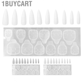 1buycart Clear Nail Tips  10pcs Nail Tip Easy Operate  for Home for Nail Salon