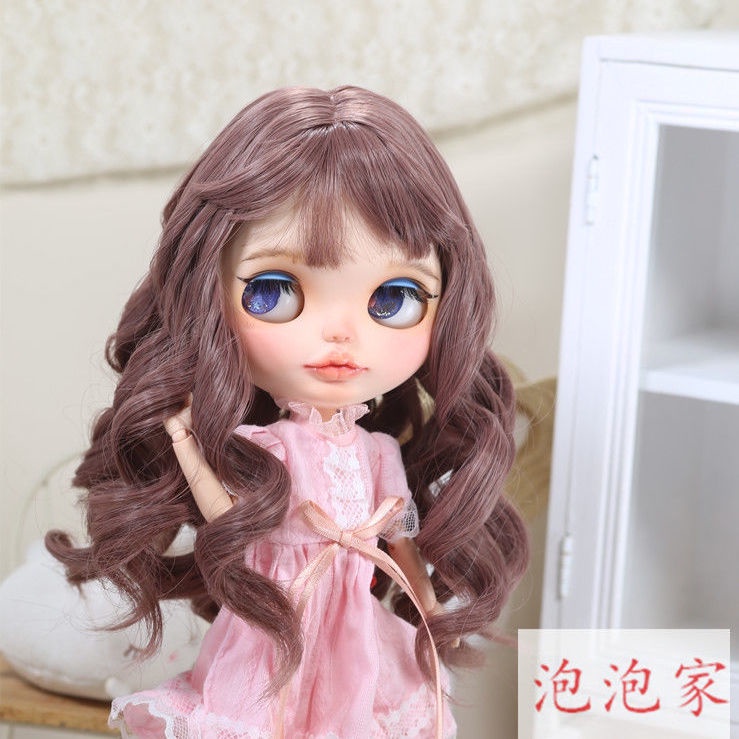 {พร้อมส่ง} Doll's wig for blythe  วิกผมยาวหยิก ยืดหยุ่น อุณหภูมิสูง 3 จุด 60 ซม. สําหรับตุ๊กตาบลายธ์