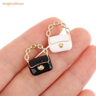 Magicalhour^^ โมเดลกระเป๋าโลหะ 3D สําหรับตกแต่งบ้านตุ๊กตา DIY