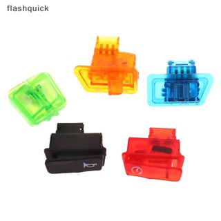 Flashquick 5 ชิ้น รถจักรยานยนต์ สวิตช์สตาร์ท ไฟเลี้ยว แตร สูง ต่ํา ปุ่มสวิทช์ ดี