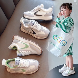 [Do Re Mi] เด็กชายและเด็กหญิงแฟชั่นใหม่สบาย ๆ รองเท้าผ้าใบอินเทรนด์