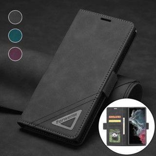 เคส Case for Samsung Note20 Ultra Galaxy A54 A34 A14 A24 A33 A53 A73 5G A70 A71 A51 A50 A50s A30s Note 20 S10e S10 Plus S10+ เคสโทรศัพท์หนัง TPU นิ่ม แบบฝาพับแม่เหล็ก พร้อมช่องใส่บัตร และขาตั้ง Leather Flip Case Cover เคสฝาพับ เคสเปิดปิด