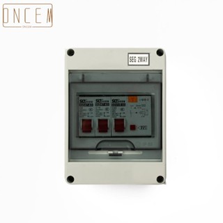 【ONCEMOREAGAIN】Consumer Unit 2Way Garage Shed Isolation Switch Outbuildings PVC/Plastic