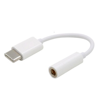 อะแดปเตอร์แปลงสายเคเบิ้ลเสียง USB Type-C Male To Female ขนาด 3.5 มม.