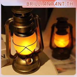 Ready Stock Retro Led Lanterns Outdoor Camping Hanging Flame Lighting Tent Lamp For Fishing Tent Camping Equipment bri